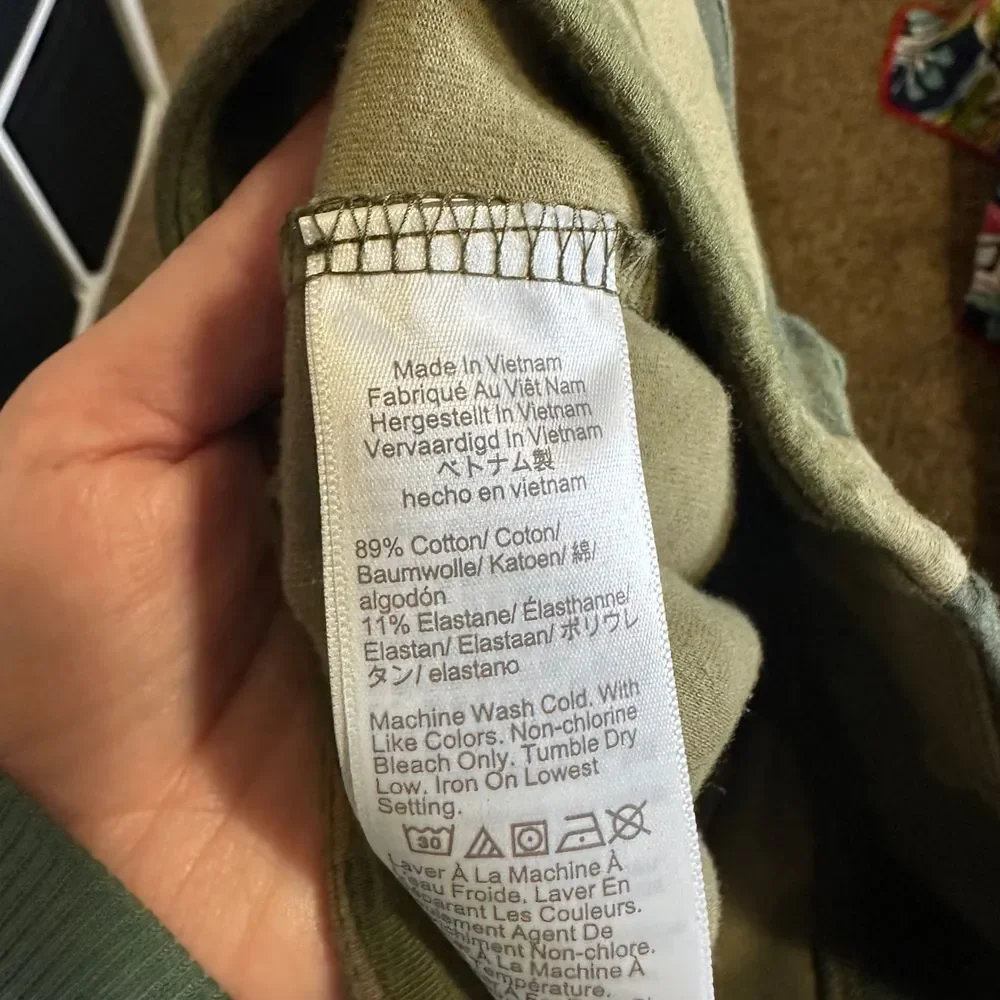 J.Crew Camo Print‎ High Waisted Leggings Athleisure Workout Pants Size M
